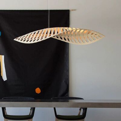 Kitchen Island Lighting Decor Cafe Dining Room Nordic Minimalist Bamboo Pendant Light(WH-WP-109)