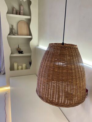 Kitchen Pendant Lamp Resort Hotel American Natural Handmade Real Rattan Pendant Lamp(WH-WP-119)