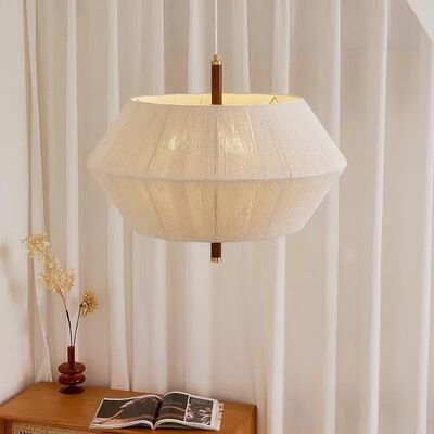 Dining Room Hanging Lamp Fixture Lustre Living Room Wabi Sabi  Rope Pendant Light(WH-WP-139)