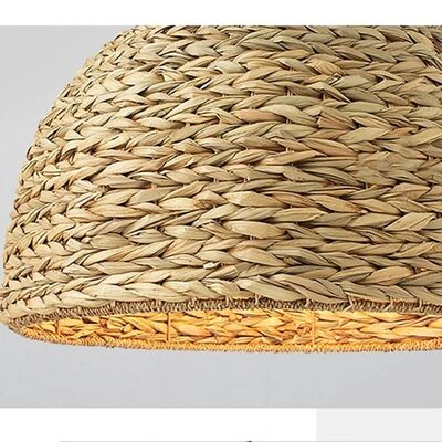 Dining Room Light Fixtures Bar Living Room Japanese Weaving Lamp Wabi-sabi Style Pendant Lights(WH-WP-148)