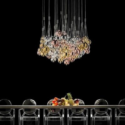 Royal Glass Ball Pendant Lamp Burst Multi-Light Pendant（WH-AP-608）