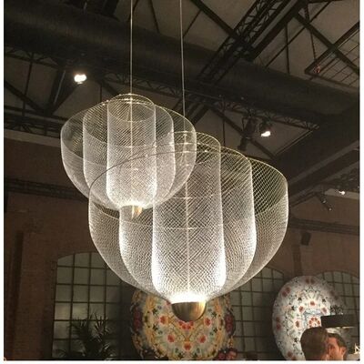 Postmodern Living Room Pendant Lamp Meshmatics Chandelier（WH-AP-614）