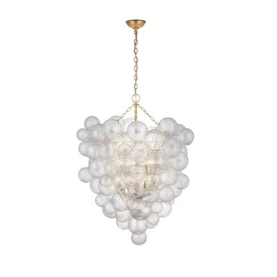 Gold Chrome Glass Bubble Dimmable LED Chandelier Talia Chandelier（WH-AP-620）
