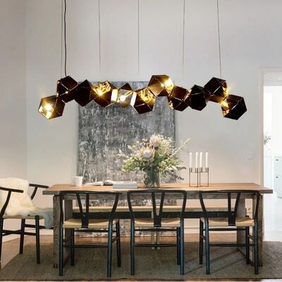 Modern home decor led lights pendant light lamps Riddle Linear Suspension（WH-AP-628）