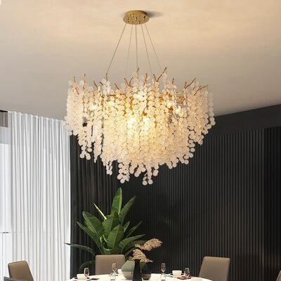 Nordic Ceiling Crystal Chandelier Gold Luxury Pendant Light  （WH-AP-672）