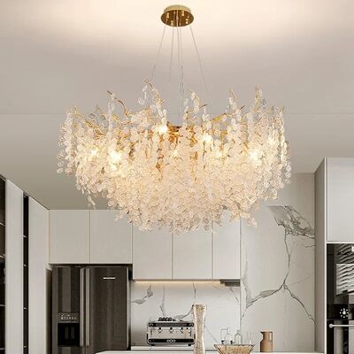 Nordic Ceiling Crystal Chandelier Gold Luxury Pendant Light  （WH-AP-672）