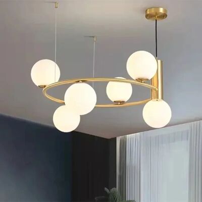 Nordic Magic Bean Galss Chandelier Restaurant Light Glass Ball Pendant Light（WH-AP-673）