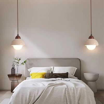 Wabi Sabi Pendant Light Designer Retro Stone Light Bedroom Bedside Dining Lights（WH-AP-676）