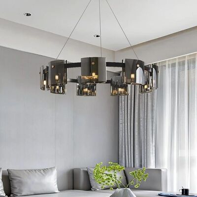 Modern Smoky Glass Chandeliers Lighting Room Decor Luxury Glass Ceiling Hanging Lamp（WH-AP-704）