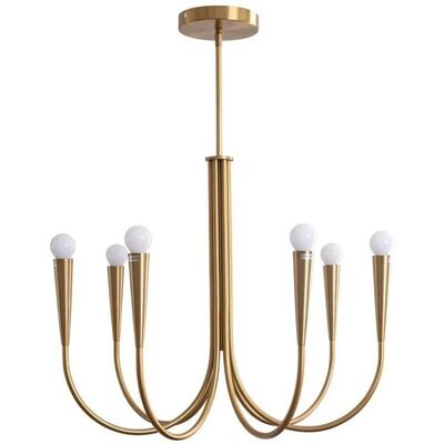 Retro Design Art Pendant Chandelier for Living Room Bedroom Gold Candle Restaurant Light （WH-AP-723）