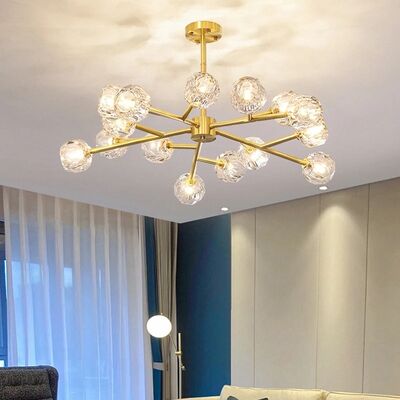 Postmodern branch chandelier living room lamp simple chandelier crystals light (WH-GP-184)