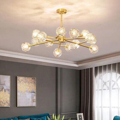 Postmodern branch chandelier living room lamp simple chandelier crystals light (WH-GP-184)