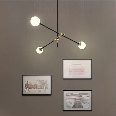 Nordic mid century modern chandelier Dining room Bubble glass ball chandelier (WH-GP-192)