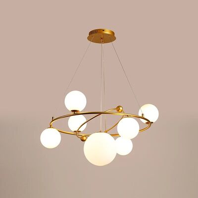 Modern rings chandelier design creative glass ball lamp (WH-GP-193)