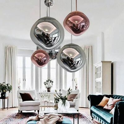 Nordic Lava Glass Chandelier for Bedroom Bedside Dining Room Pendant Lamp  (WH-GP-195)