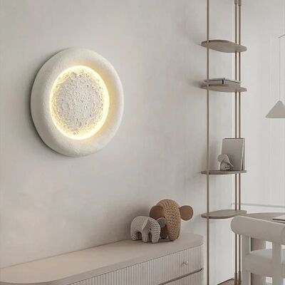 kids room decorative lighting fixture cream breeze Minimalist Wabi Sabi moon ceiling light(WH-MA-302)
