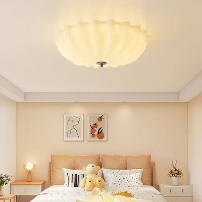 White Lustre Ceiling Light Kids Room Decor Modern Minimalist Flower Shape Ceiling Lamp(WH-MA-307)