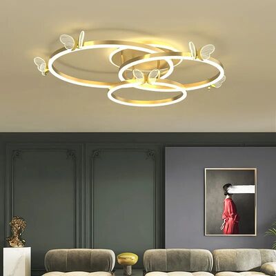 Living Room Ceiling Lamp fashion Atmosphere Modern Simple Luxury Butterfly Ceiling Lights(WH-MA-308)