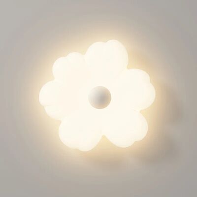 Living Room Lamp Home Decor Kids Room Minimalist Acrylic White flower Ceiling lamp(WH-MA-309)