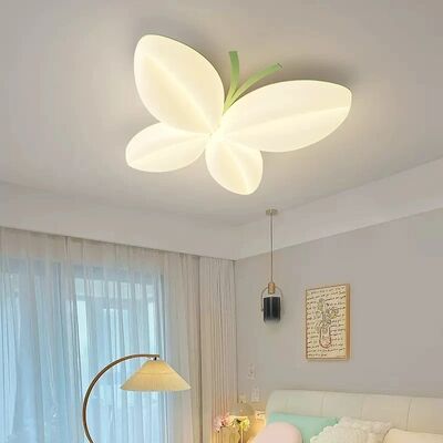 Bedroom Ceiling Lamps Creative Princess Room Little Girl Warm Romantic Butterfly Ceiling Lights(WH-MA-312)
