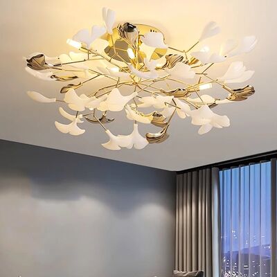 Dining Room Ceiling Light Modern Living Room luxury home decor Ginkgo Leaf Ceiling Light(WH-MA-323)