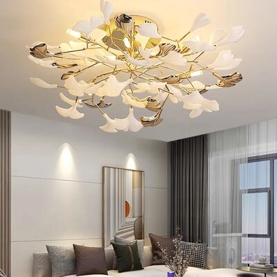 Dining Room Ceiling Light Modern Living Room luxury home decor Ginkgo Leaf Ceiling Light(WH-MA-323)
