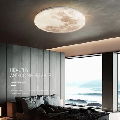 Home Lighting Bedroom Modern Acrylic Light LED Circular Lunar Ceiling Lamp(WH-MA-334)