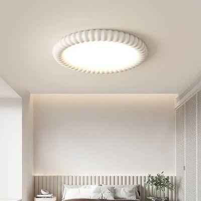 study ceiling light bedroom Modern Orange Green minimalist circular Cream style ceiling light(WH-MA-344)