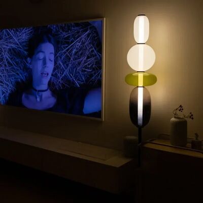 Indoor Lighting Bedroom Living Room Designer Colorful Glass Light Candy Floor Lamp(WH-MFL-180)