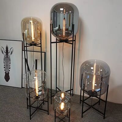 Standing Lamp Bedroom Study Decoration Home Glass Lamp Nordic E27 Oda Floor lamp(WH-MFL-190)
