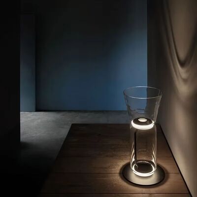 Indoor Decor Standing Light Bedroom Bedside Lamp clear glass LampShade Noctambule Floor Lamp(WH-MFL-192)