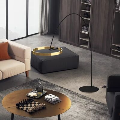 Living Room Sofa Light Bedroom Home Decor Circle Lamp Modern LED Mito Largo Floor Lamp(WH-MFL-193)