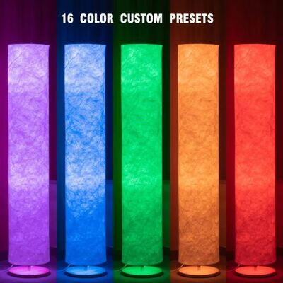 Decoration Stand Lamp Bedroom Game with Remote Control LED Simple Design Floor Lamps(WH-MFL-199)