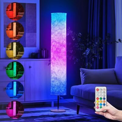 Decoration Stand Lamp Bedroom Game with Remote Control LED Simple Design Floor Lamps(WH-MFL-199)