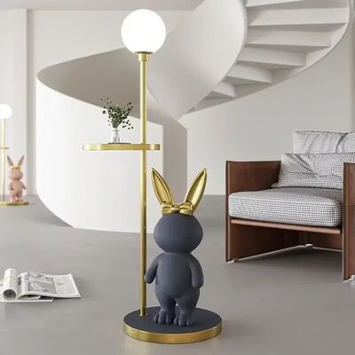 Atmosphere Bedside Light Decorate Girl Children Room Modern Creative Rabbit Floor Lamp(WH-MFL-203)