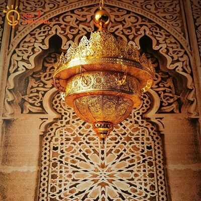 Saudi Arabia Classical Flame Pendant Ligh Moroccan Lamp(WH-DC-72)