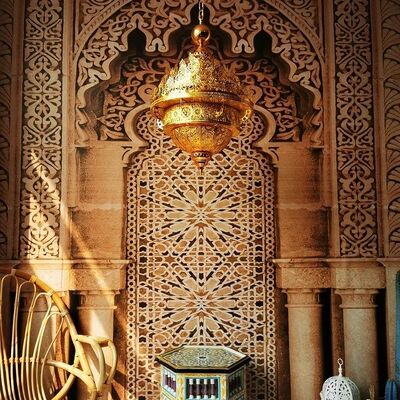 Saudi Arabia Classical Flame Pendant Ligh Moroccan Lamp(WH-DC-72)