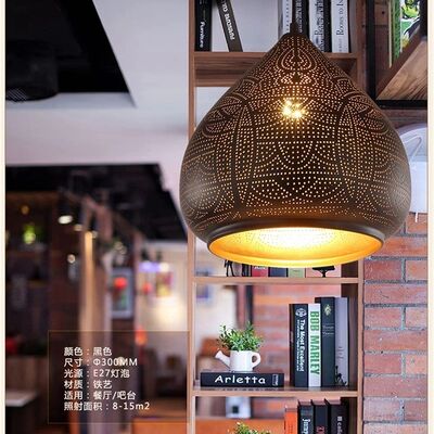 Minimalist Iron Gold Black Restaurant Dining Living Room Bar Indoor Light Modern Arabian Style Led Pendant Lamp (WH-DC-74)