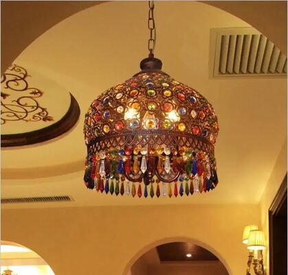 Bohemian Colorful Pendant Lamp Turkish small chandelier Light Fixture  (WH-DC-83)