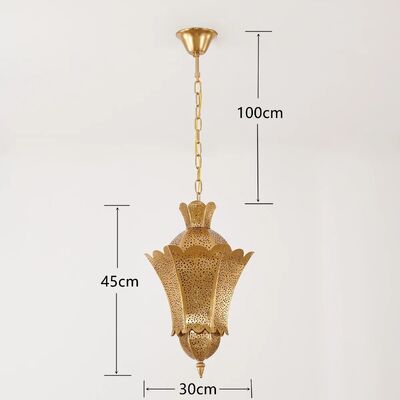 Moroccan Living Room Bedroom Colorful Glass Chandelier Turkish Mosaic Chandelier (WH-DC-85)