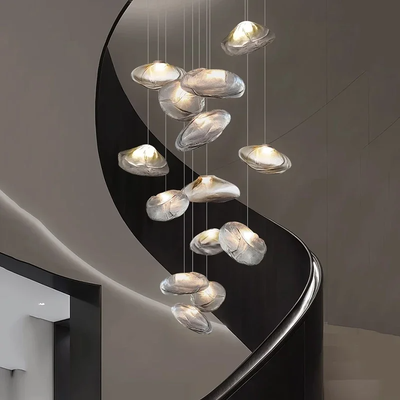 Creative Staircase Pendant lamp Designer LED Glass Counter Pendant light(WH-NC-123)