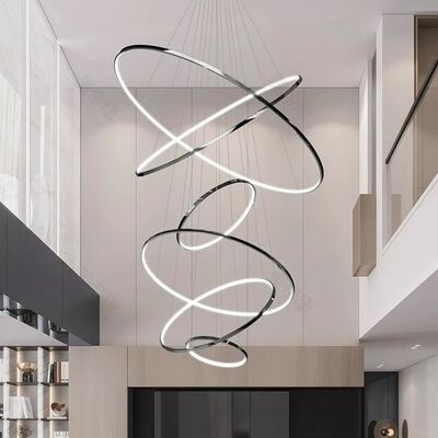 Modern Circular pendant light Creative Staircase Pendant Light(WH-NC-129)