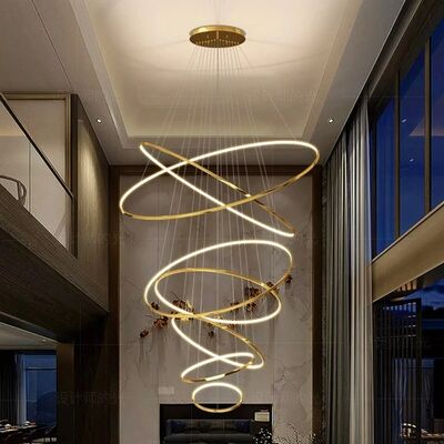 Modern Circular pendant light Creative Staircase Pendant Light(WH-NC-129)