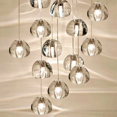 Modern Hanglamp High Rotation Stair Lamps Crystal Balls Decoration Lighting(WH-NC-130)