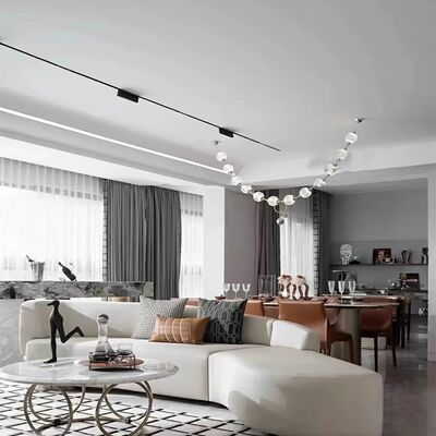Pearl Drop Series Dimmable LED Hanging Lamps Staircase Very Long Luminaire (WH-NC-133)