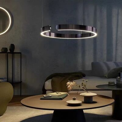 Mito sospeso chandelier Nordic Led Dimmable ring light staircase lamp (WH-NC-134)