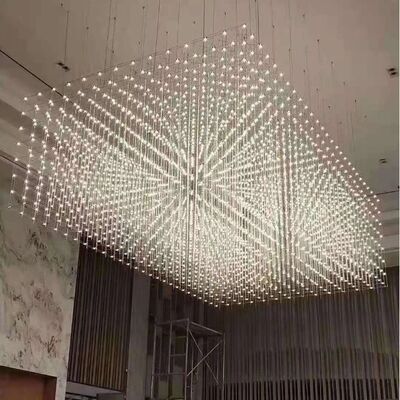 Modern Luxury Living Room Chandelier Cube Pendant Lamp (WH-NC-145)