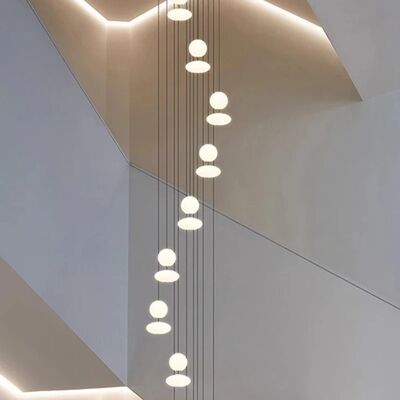 Modern home decor led lights pendant light lamps forstaircase Chandeliers (WH-NC-158)