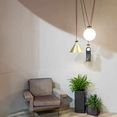 DIY Combined Metal Bedroom Living Dining Table Decor LED Lighting Designer Adjustable Shape Ceiling Pendant Lamp Geometric Shape Art Modern Chandelier (WH-MI-467)