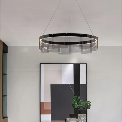 Stratos LED Chandelier modern glass LED light luxury minimalist light (WH-MI-498)